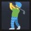 Man Golfing