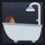 Person Taking Bath - Medium-Dark Skin Tone