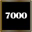 7000 points scored.