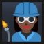 Woman Factory Worker - Dark Skin Tone