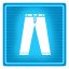 I am wearing Rohit's Impossibly Blue Pants.