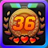 Get three heart in stage36