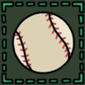 A baseball