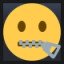 Zipper-Mouth Face
