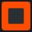 Black Medium-Small Square