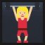 Woman Lifting Weights - Medium-Light Skin Tone