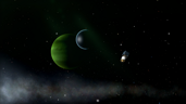The Only Moon with a True Atmosphere