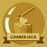 Golden lumberjack