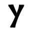 Letter Y version 2