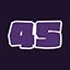 Level 45 completed