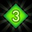 World 3 Green Stars