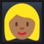 Blond-Haired Woman - Medium-Dark Skin Tone
