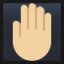 Raised Back of Hand - Medium-Light Skin Tone