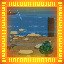 A day at the beach (gold)