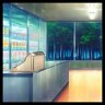 The gas station
