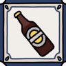 The beer bottles