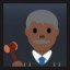 Man Judge - Dark Skin Tone