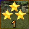 3 Stars on Level 1