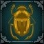 The golden dung beetle
