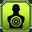 Sharpshooter in the shooting range