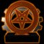 Garage time bronze trophy