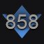 858 level