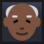 Old Man - Dark Skin Tone
