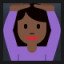 Woman Gesturing OK - Dark Skin Tone