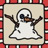 A snowman