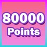 80000 Points
