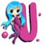 U