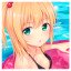 Anime girl in swimsuit #1