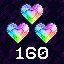 160 Radiant Medals!