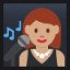 Woman Singer - Medium Skin Tone