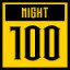 Total 100 cities connected in night mode