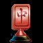 Mahjong tile (bronze)