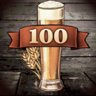 100 hefeweizen bottles