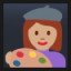 Woman Artist - Medium Skin Tone