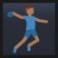 Man Playing Handball - Medium-Dark Skin Tone