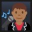 Man Singer - Medium-Dark Skin Tone