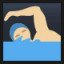 Man Swimming - Medium-Light Skin Tone