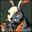 Rabbit and carrot