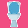 Lit. occupy a latrine but not shit