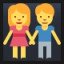 Man and Woman Holding Hands