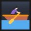Woman Rowing Boat - Light Skin Tone
