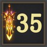 Reach level 35