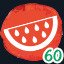 Eating a slice of watermelon 60 Complete