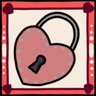 A heart lock