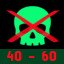 Finish 1 lvl from 40-60 without dying.