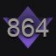 864 level